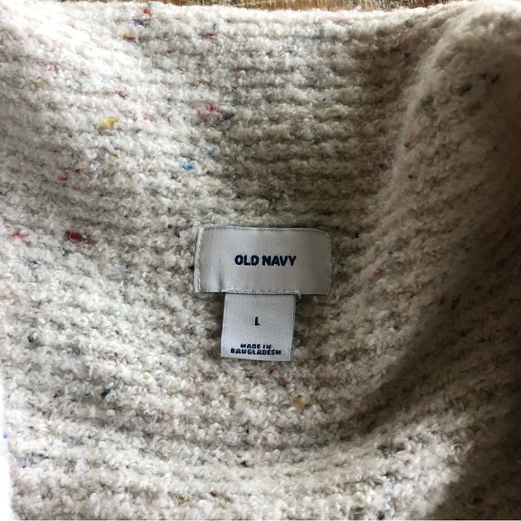 Old Navy confetti knit sleeveless waterfall cardigan sweater - Picture 4 of 5